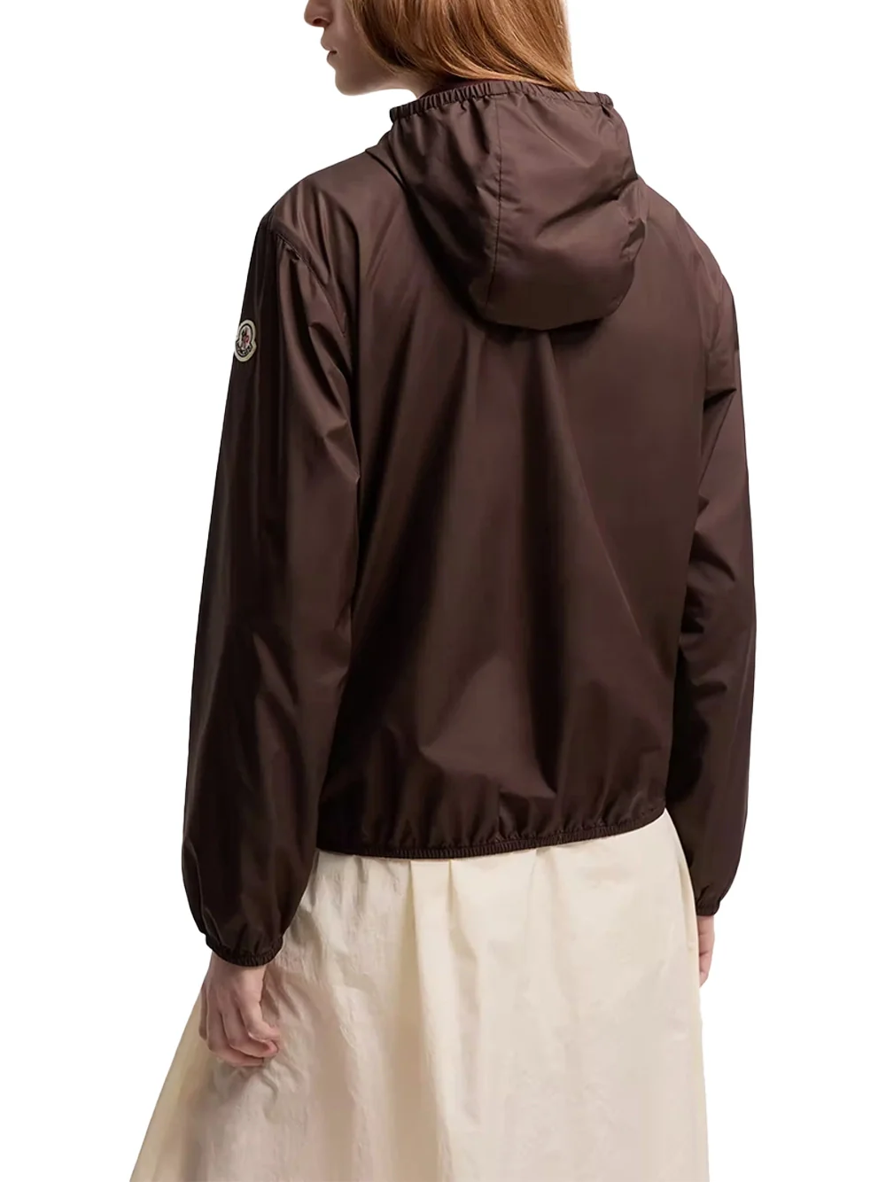 Moncler Women Fegeos Hooded Jacket Brown - Image 6