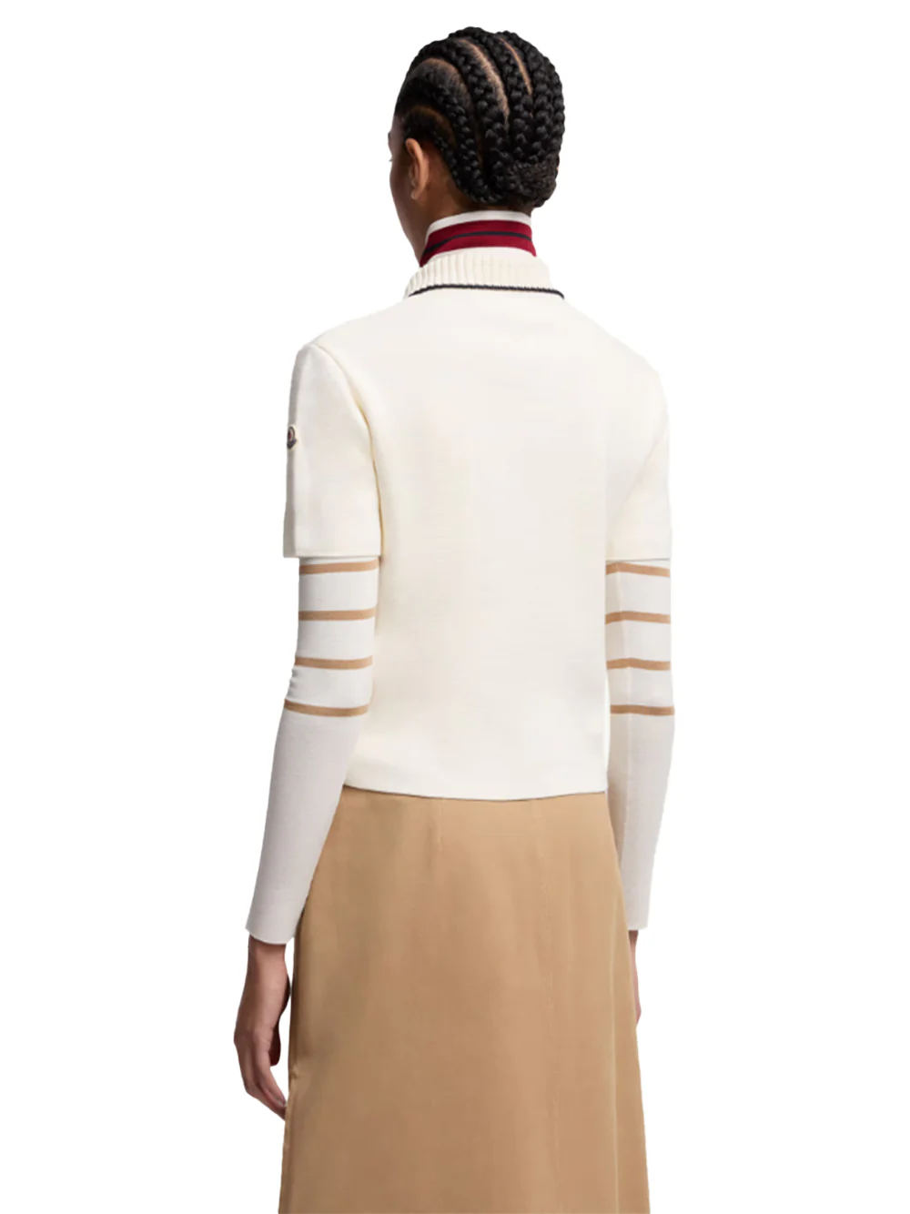 Moncler Women Knit Cotton Polo Shirt - Image 6
