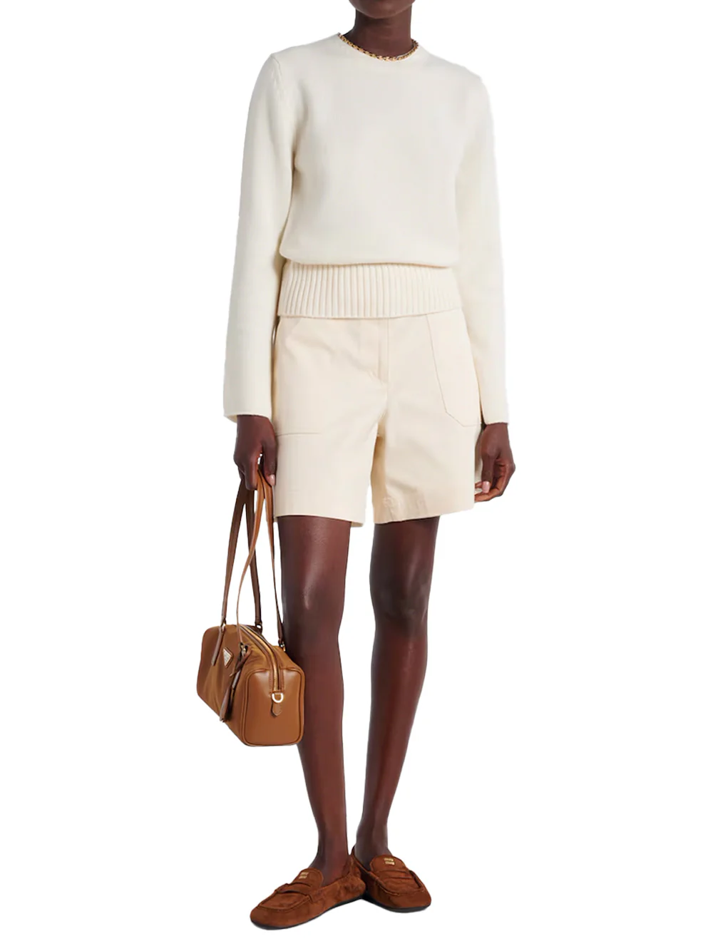 Moncler women knit top chain Off-white - Image 3
