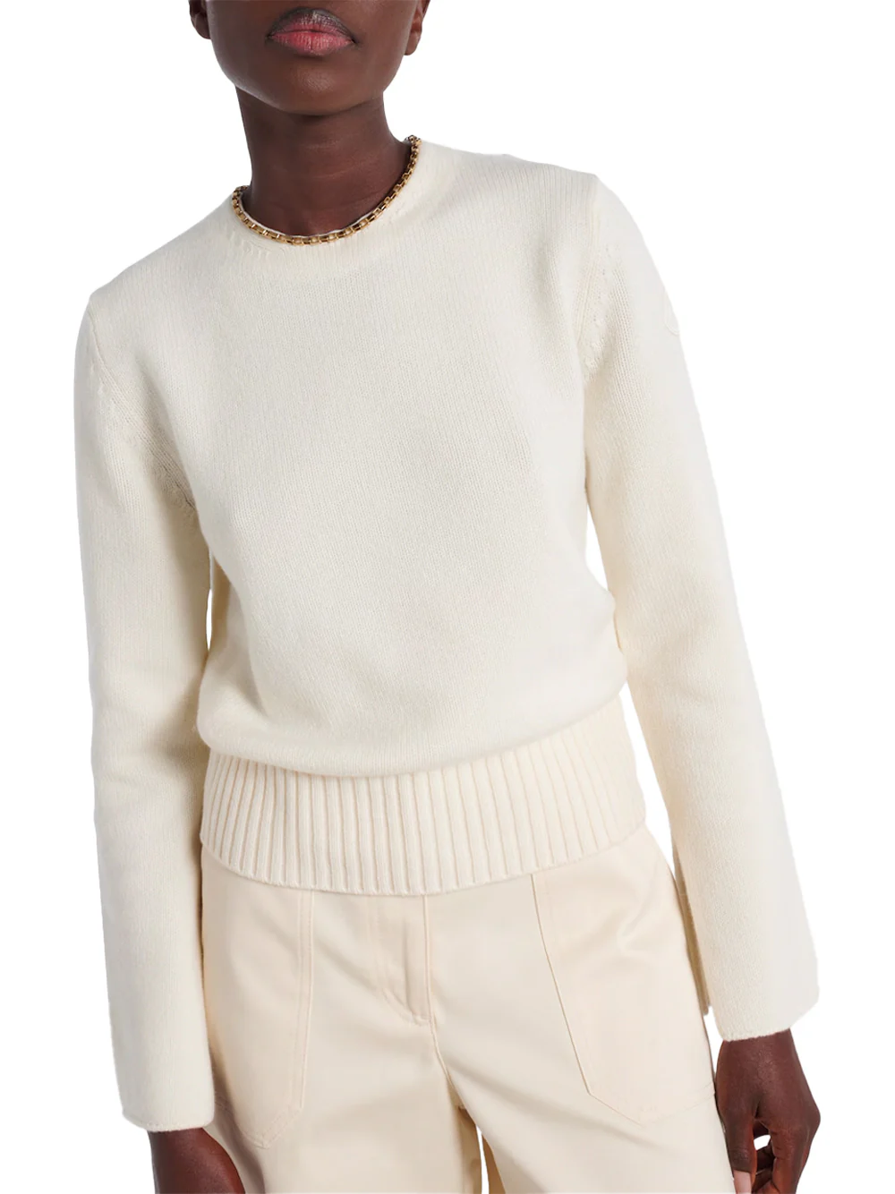 Moncler women knit top chain Off-white - Image 6