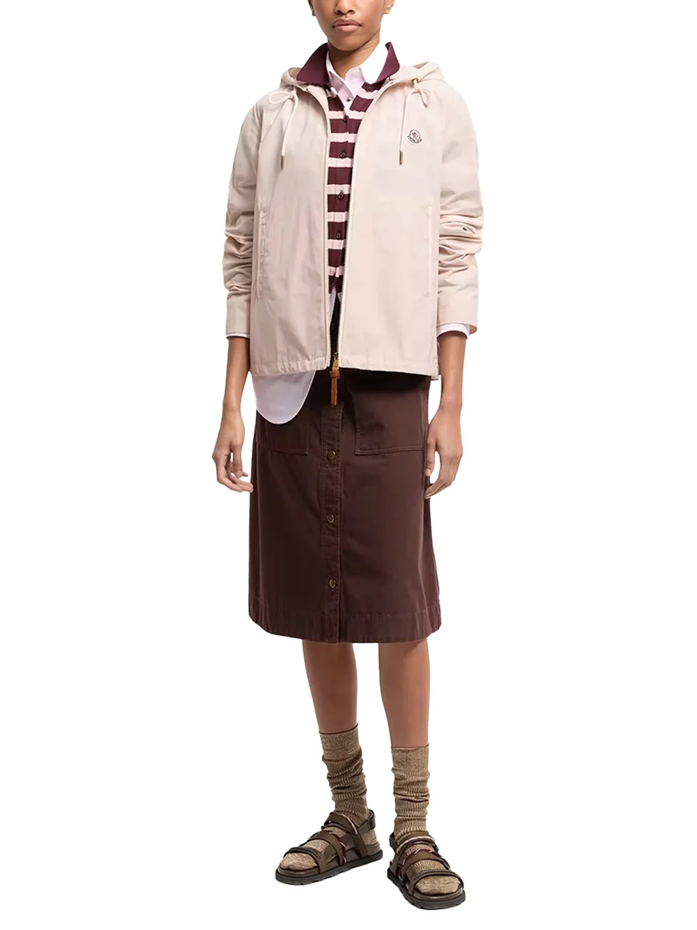 Moncler Women Sarracenia Hooded Jacket Pink - Image 2