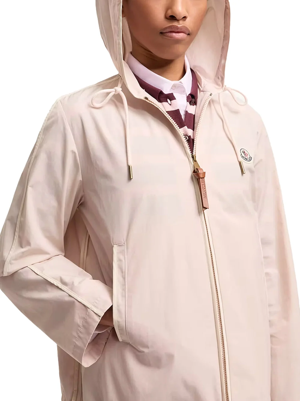 Moncler Women Sarracenia Hooded Jacket Pink - Image 5