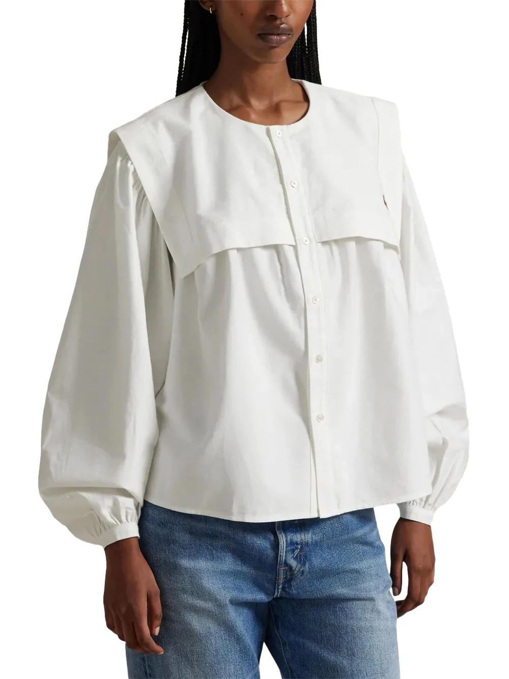 Polo Ralph Lauren Blouse Shirt White - Image 3