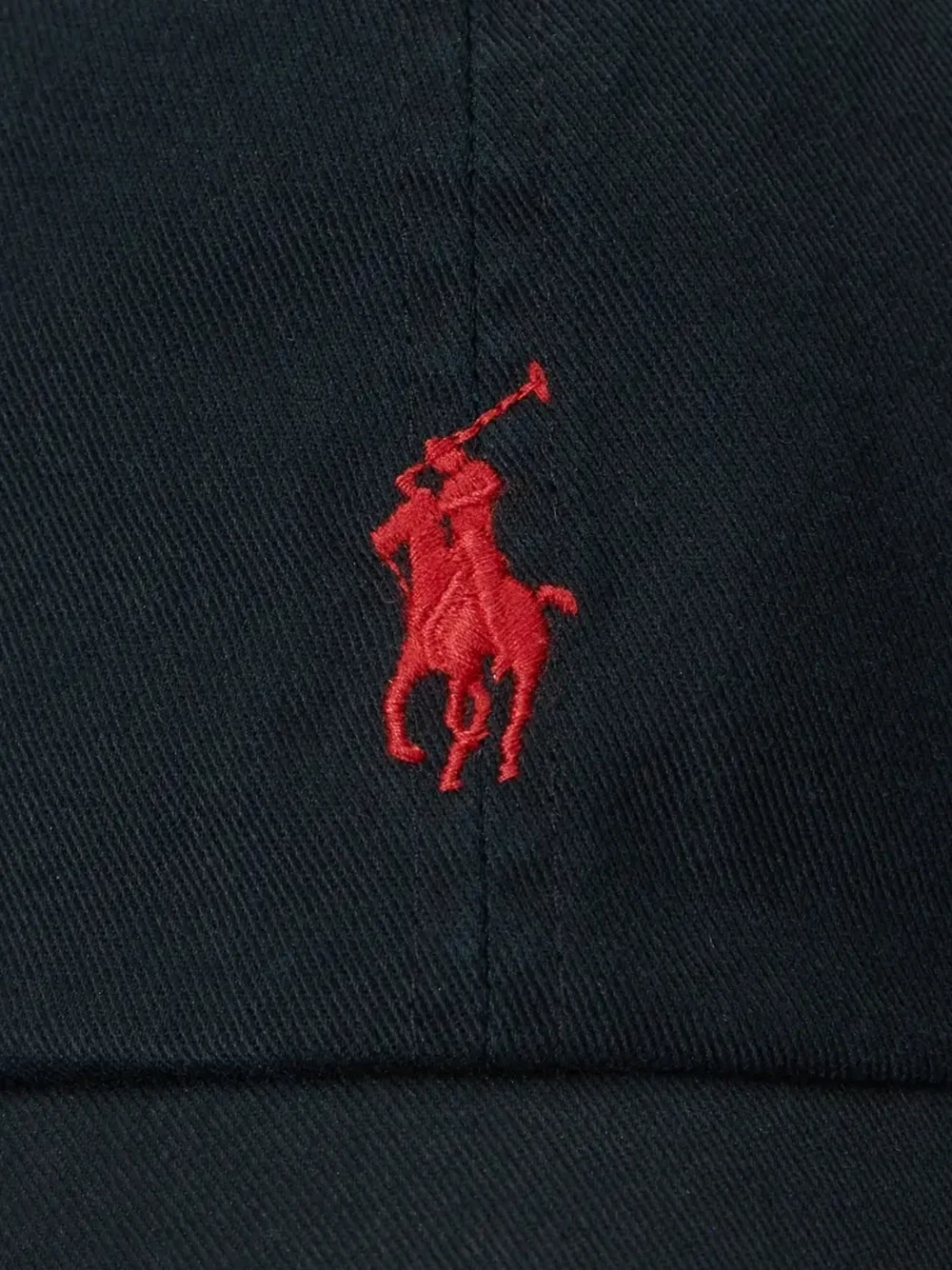 Polo Ralph Lauren Cotton Chino Ball Cap Black - Image 3