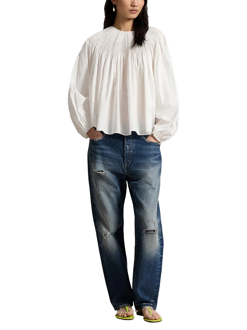 Ralph Lauren Cotton Shirt White - Image 2