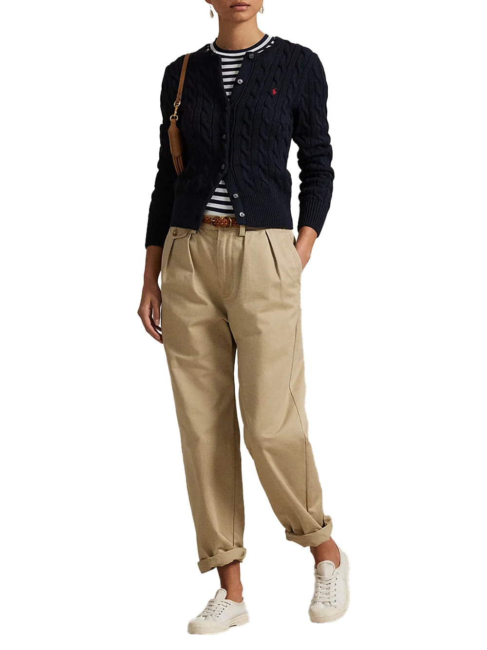 Ralph Lauren Crewneck Cardigan Blue - Image 2