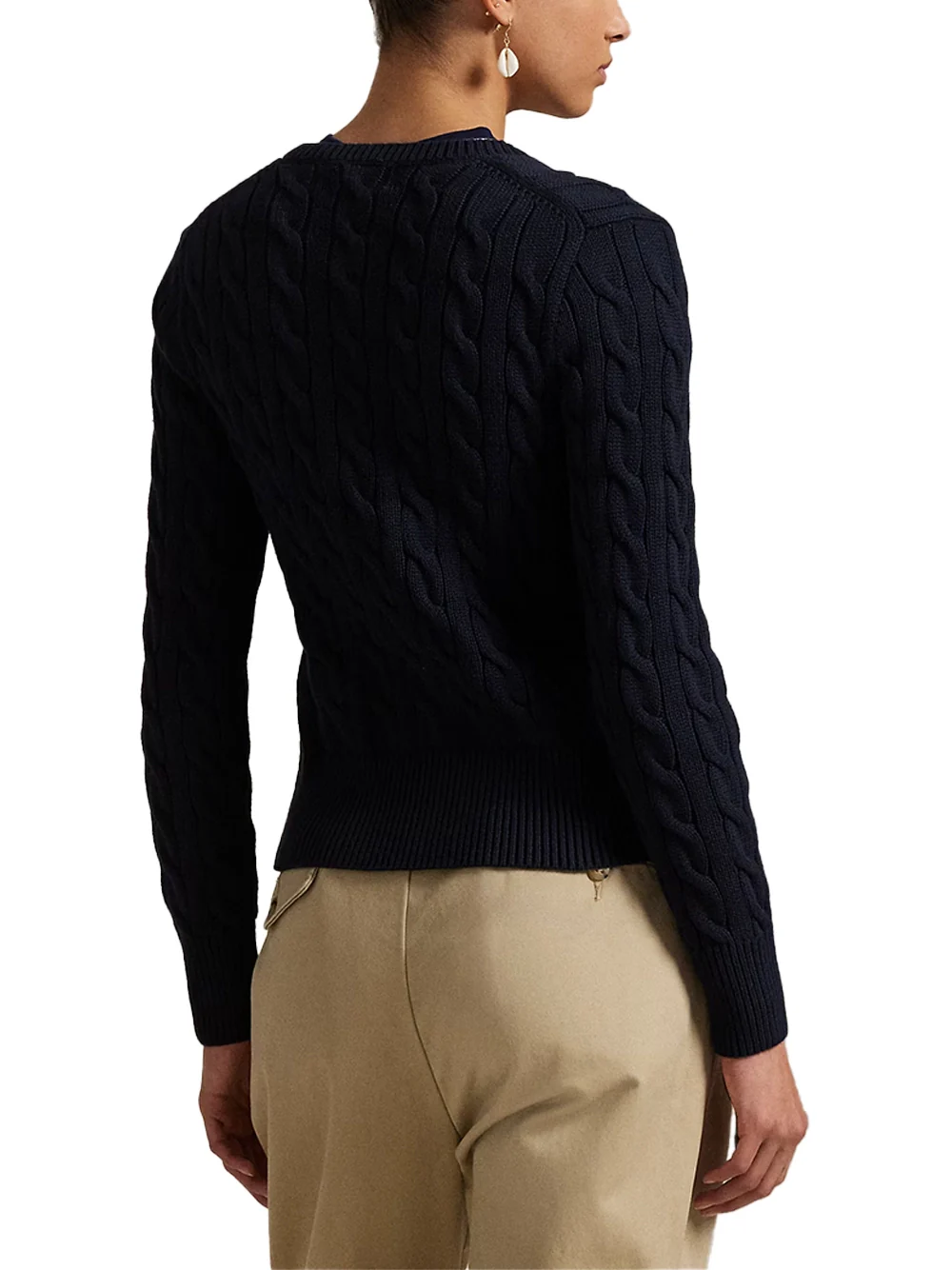 Ralph Lauren Crewneck Cardigan Blue - Image 5