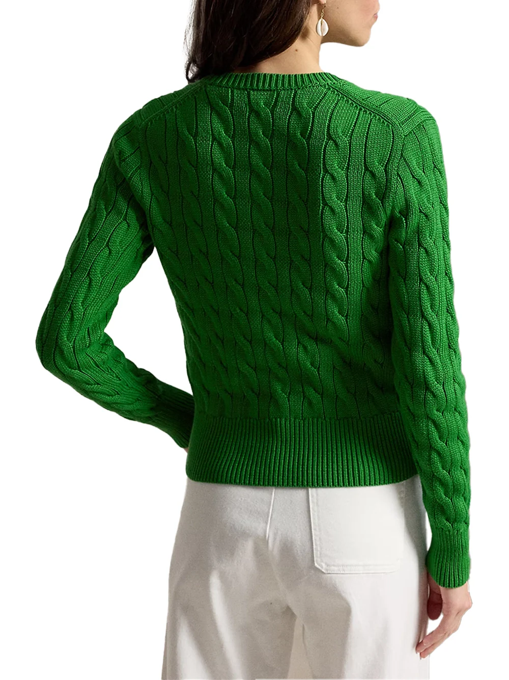 Ralph Lauren Crewneck Cardigan Green - Image 5