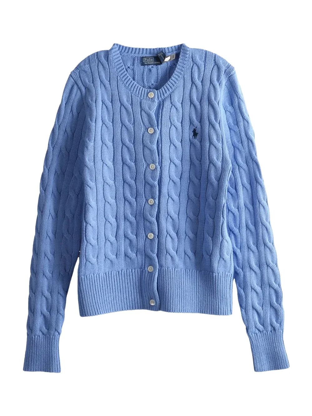 Ralph Lauren Crewneck Cardigan Light Blue