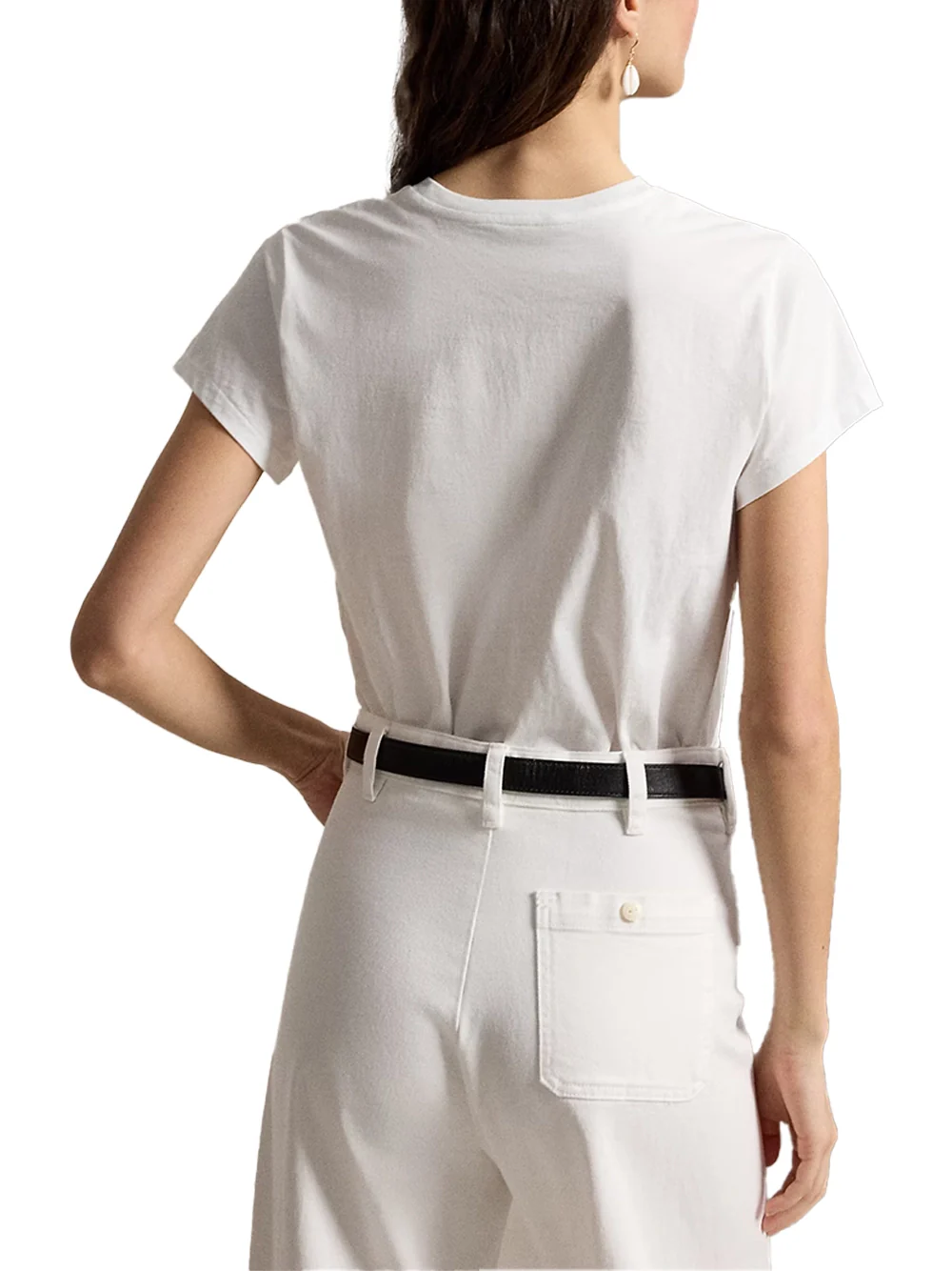 Ralph Lauren Crewneck Tee White - Image 5