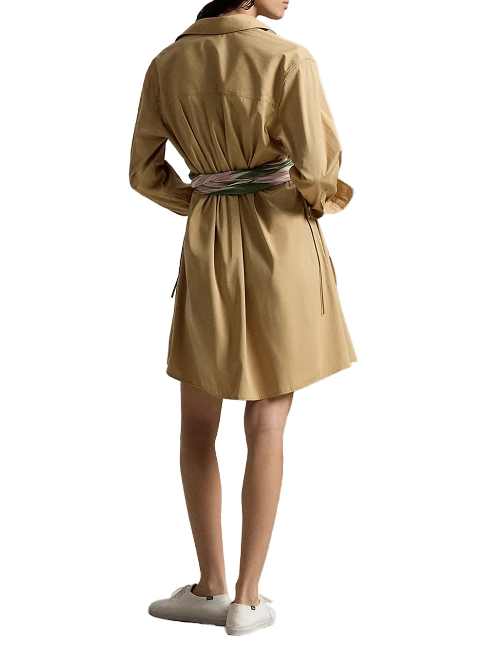 Ralph Lauren Drawcord Dress Camel - Image 6