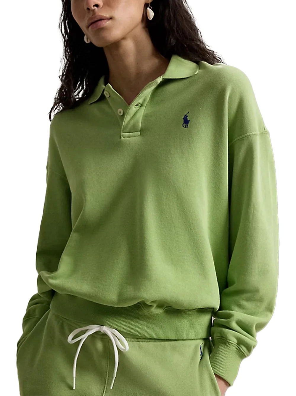 Ralph Lauren Long-Sleeve Polo Green - Image 3