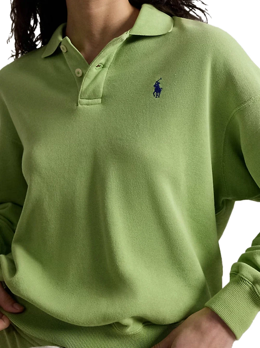 Ralph Lauren Long-Sleeve Polo Green - Image 4