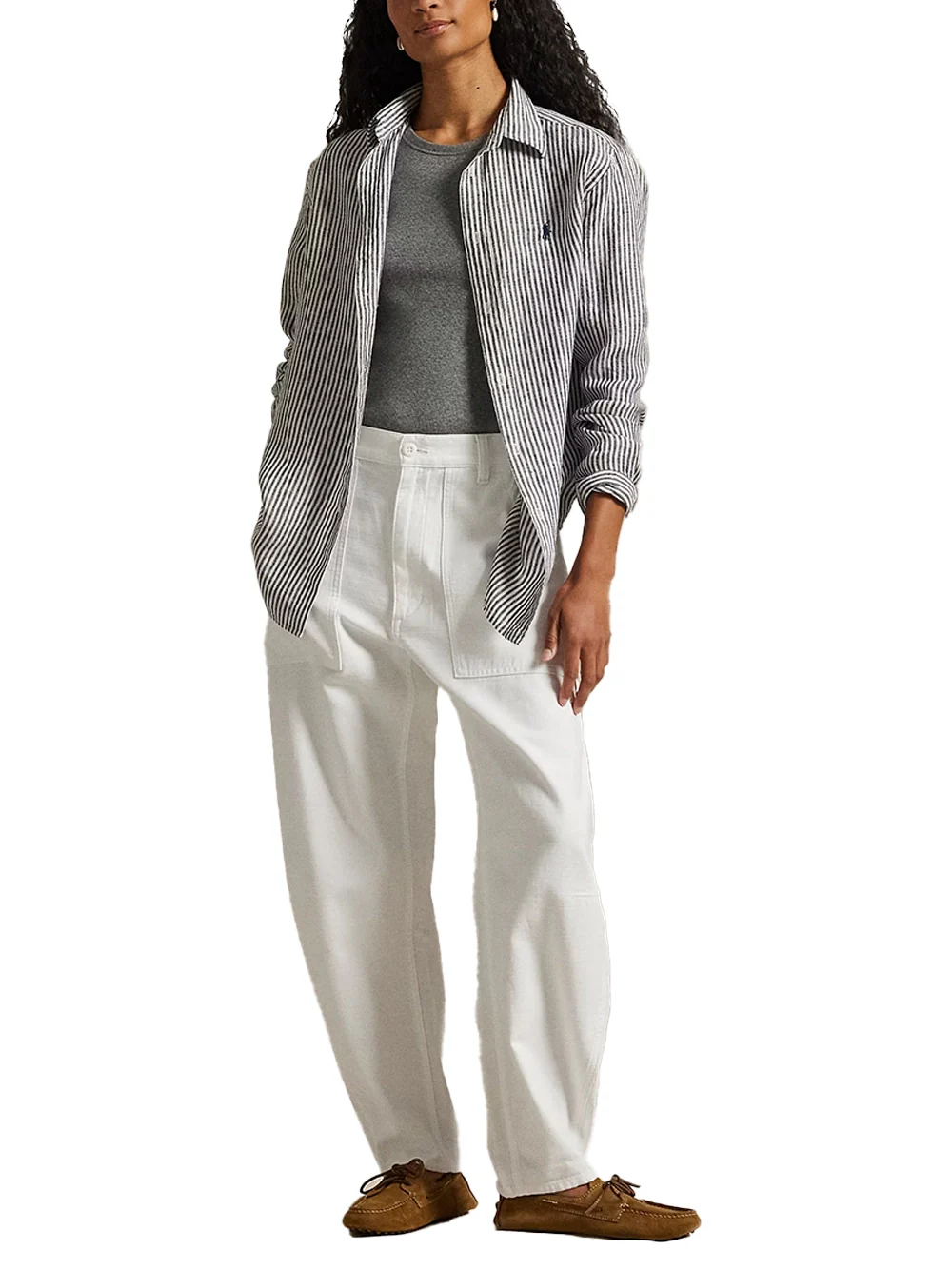 Polo Ralph Lauren Ricky Trouser Ecru - Image 2