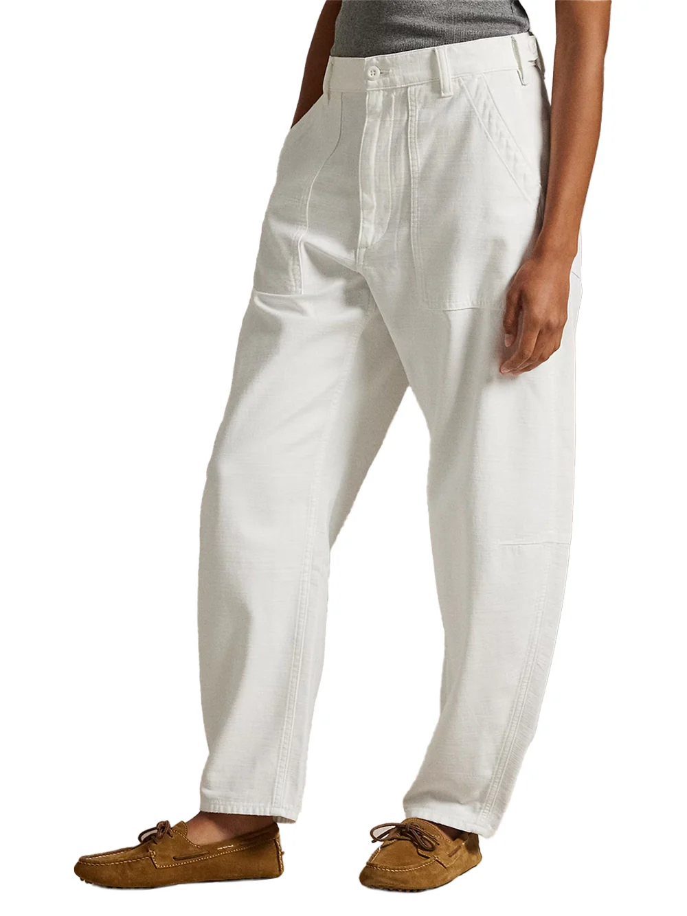 Polo Ralph Lauren Ricky Trouser Ecru - Image 3