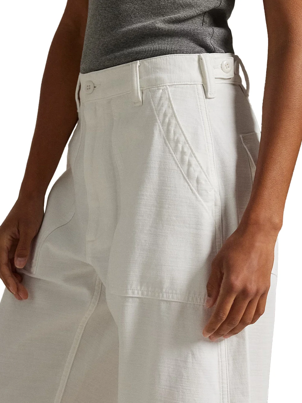 Polo Ralph Lauren Ricky Trouser Ecru - Image 4
