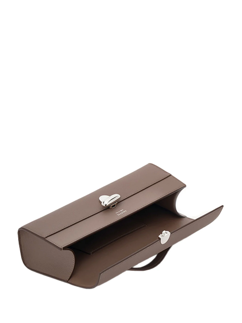 Savette Slim Symmetry Pochette Leather Taupe - Image 3