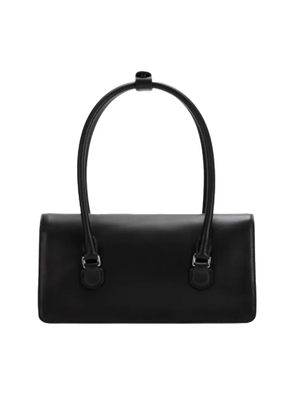 Self-Portrait Black Soft Leather Shoulder Bag - Image 3