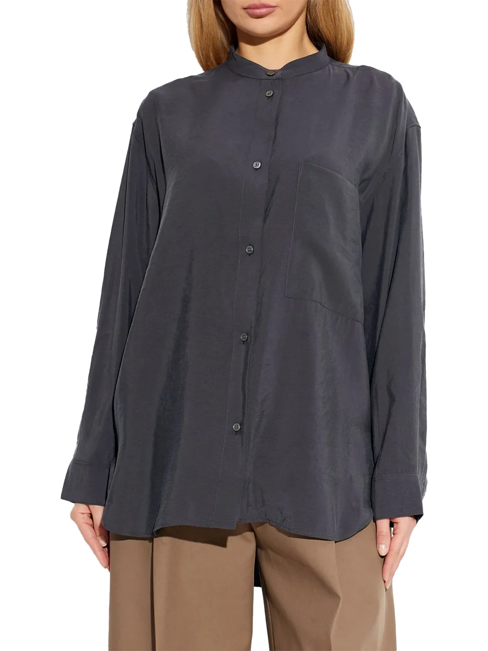 Studio Nicholson Donan Shirt Coal - Image 2