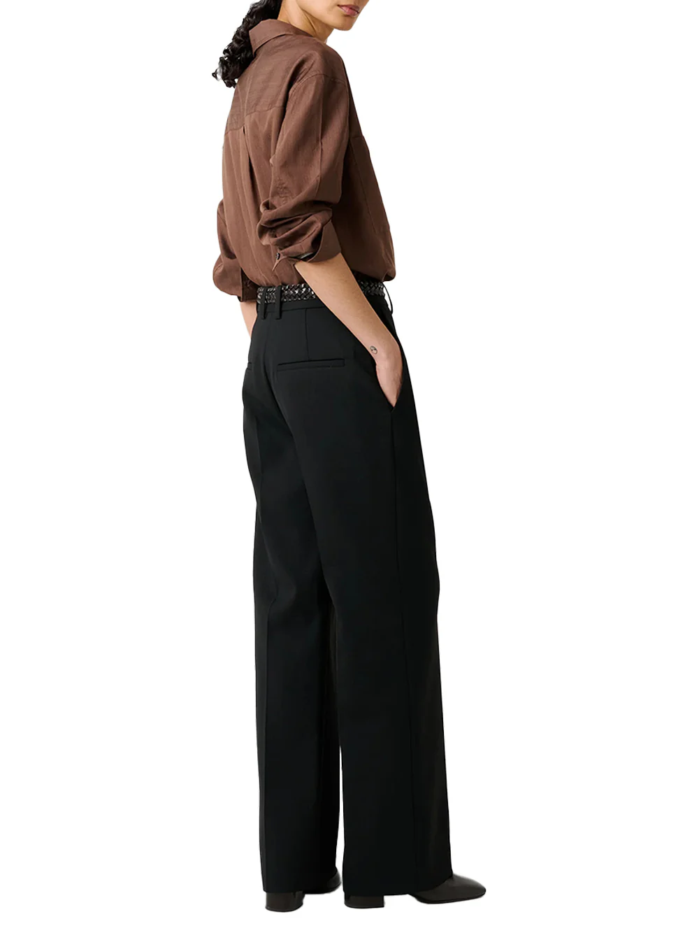 Studio Nicholson Leto Stripe Shirt Brown - Image 5
