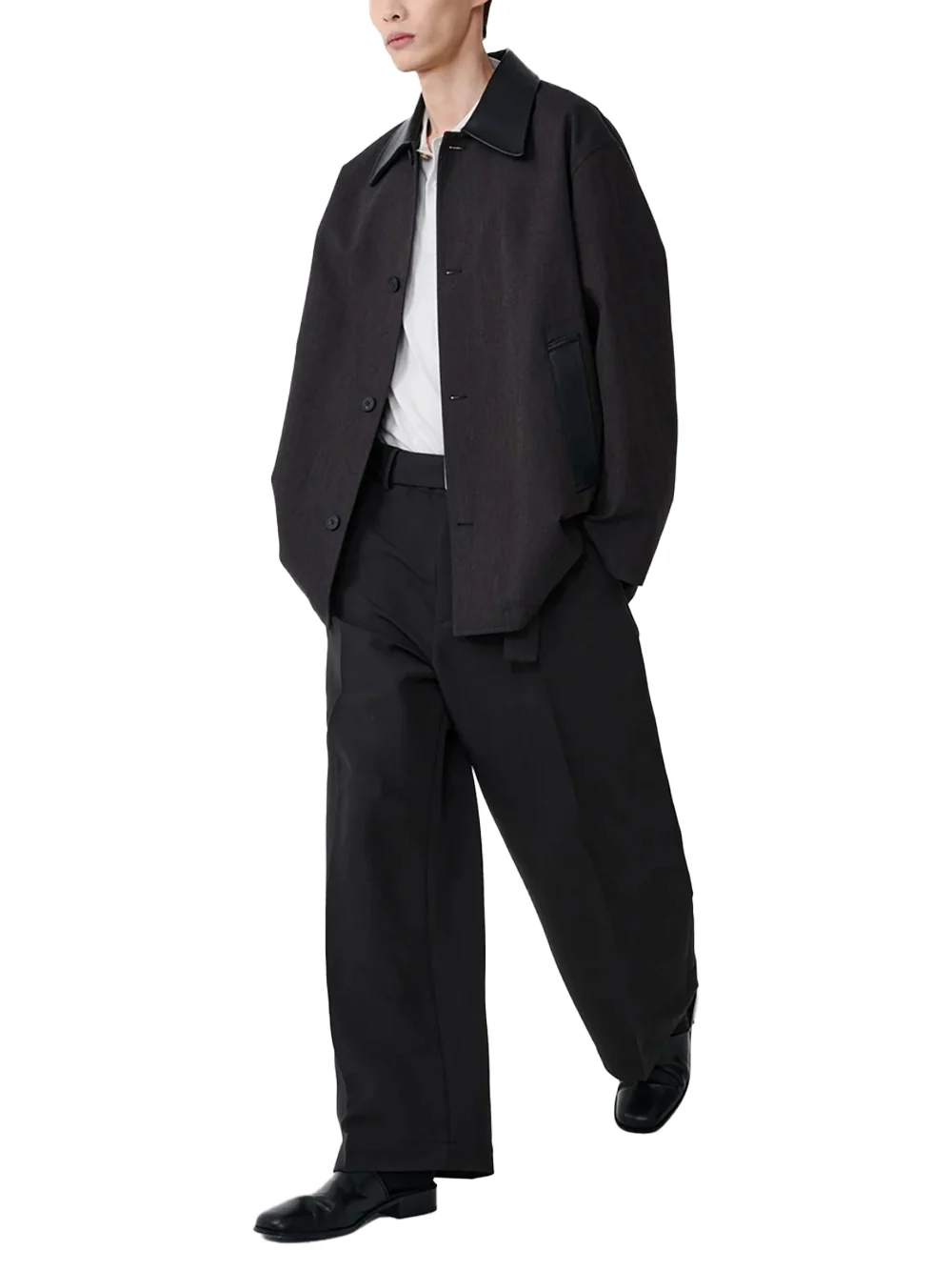 Studio Nicholson Meter Jacket Brown Marl - Image 4