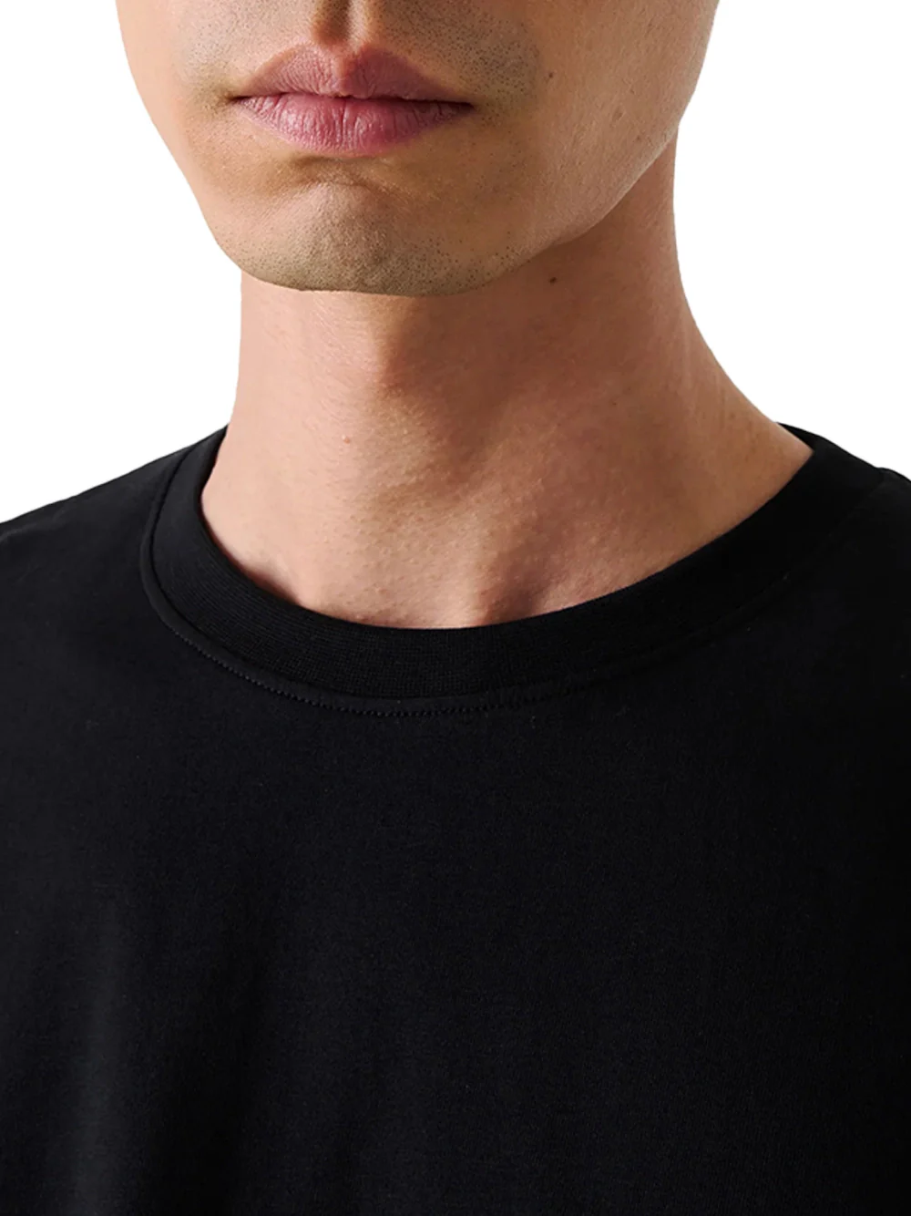 Studio Nicholson Rond T-Shirt Black - Image 5