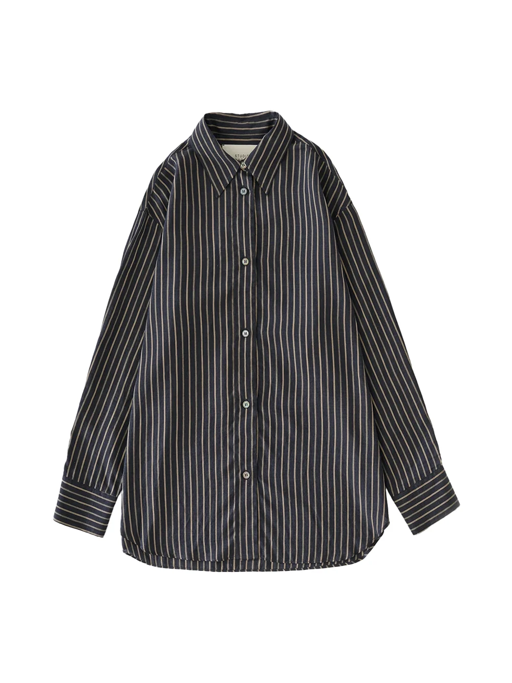 Studio Nicholson Rouen Shirt Indigo Stripe