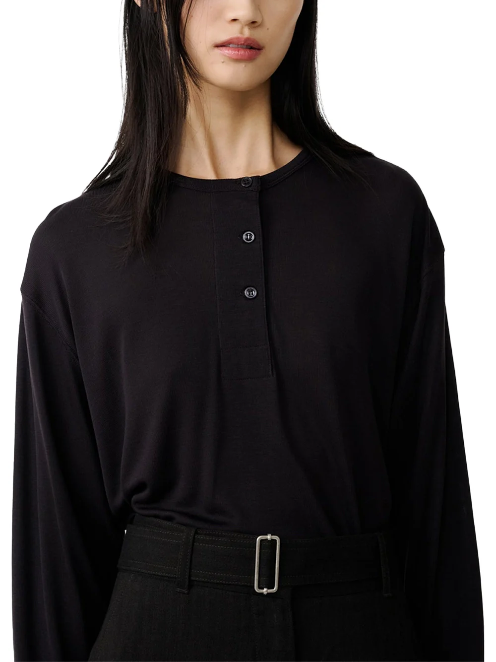 Studio Nicholson Rutas Jersey Black Grape - Image 4