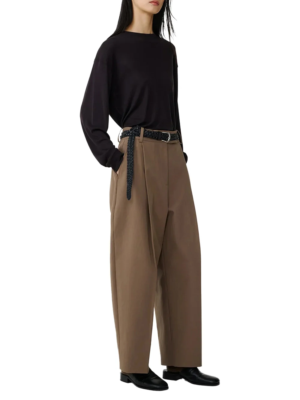 Studio Nicholson Simmons Top Black Grape - Image 3