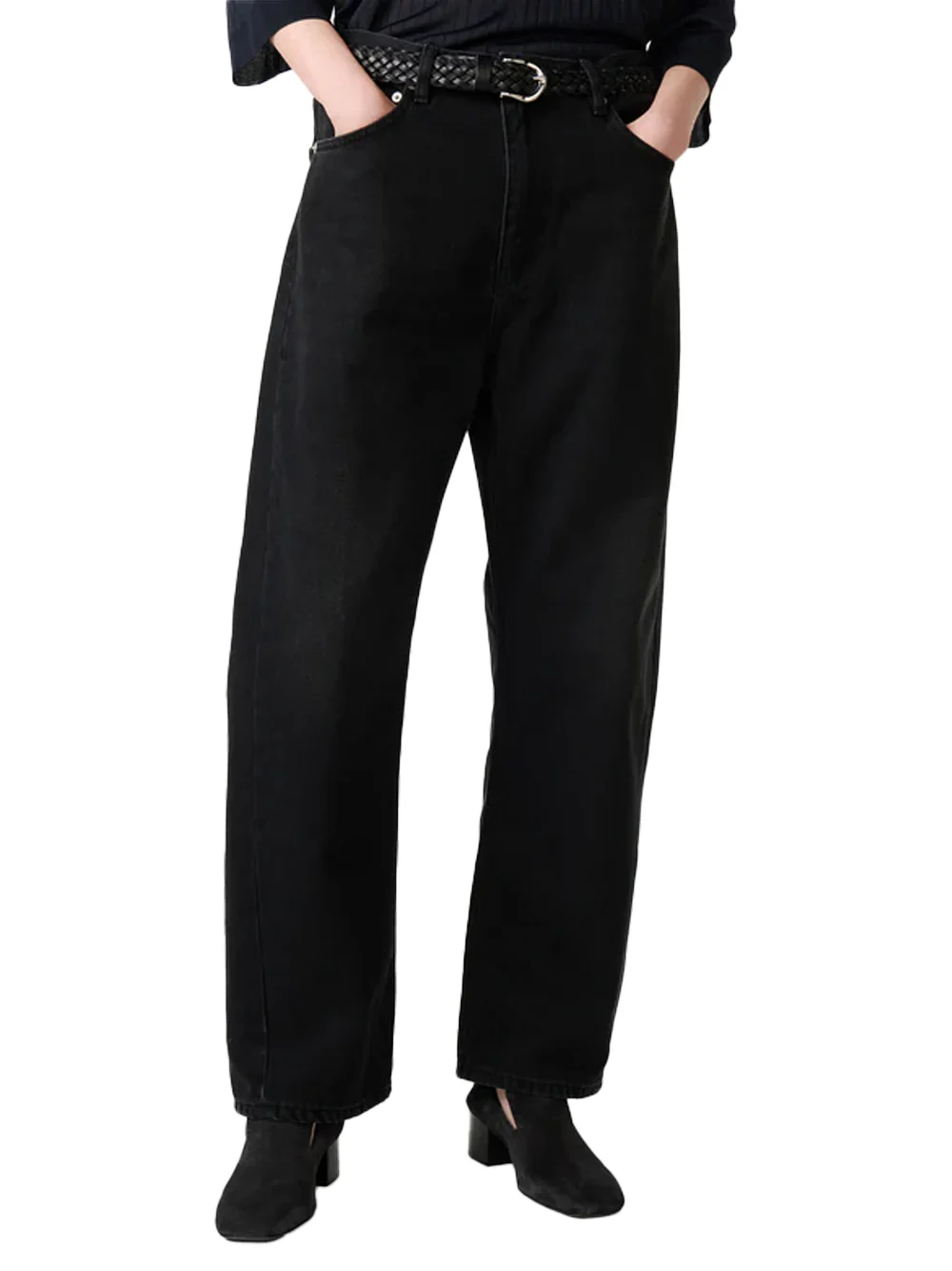 Studio Nicholson Denjo Denim Pant Washed black - Image 6
