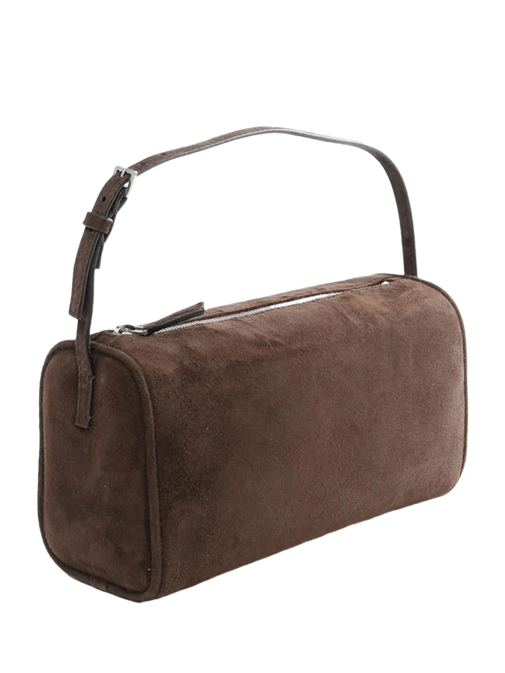 The Row 90s Suede Bag Mocha Ans - Image 2