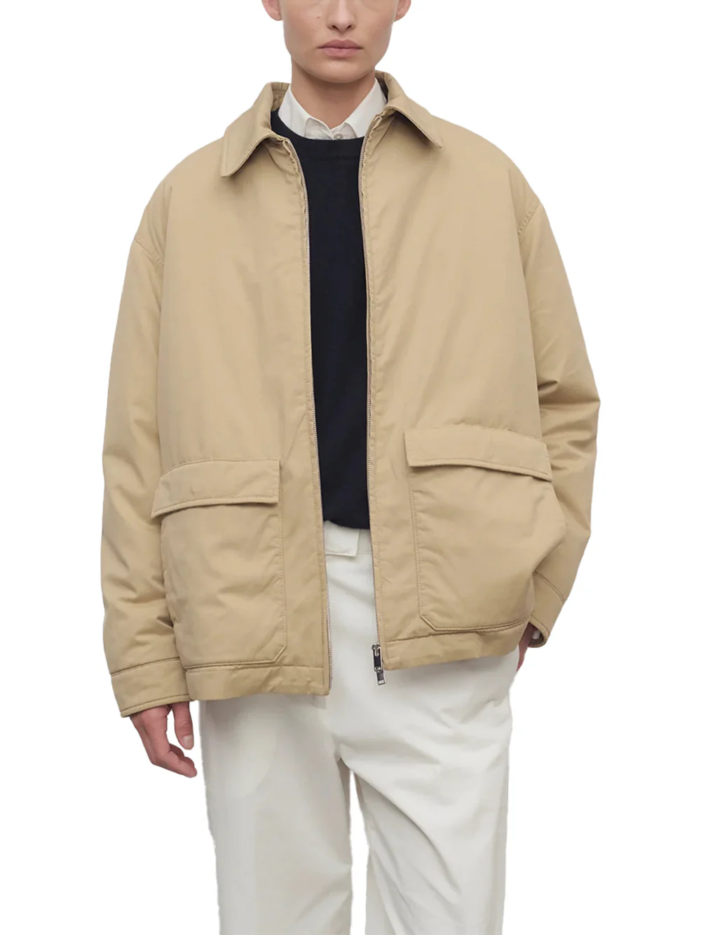 The Row Aurelius Jacket Sand - Image 4