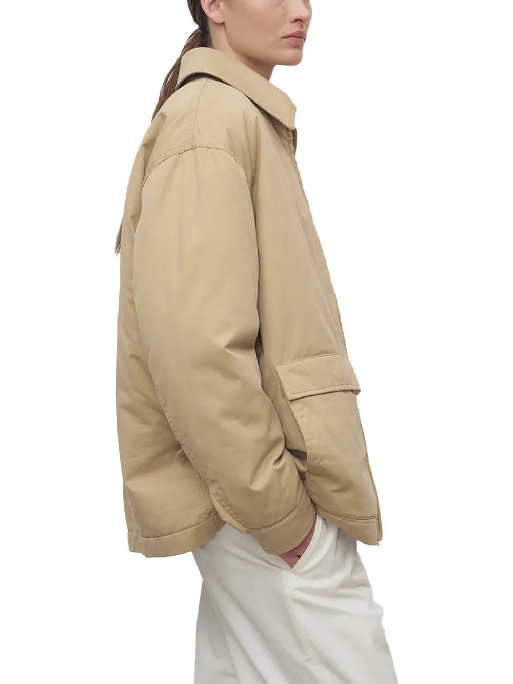 The Row Aurelius Jacket Sand - Image 6