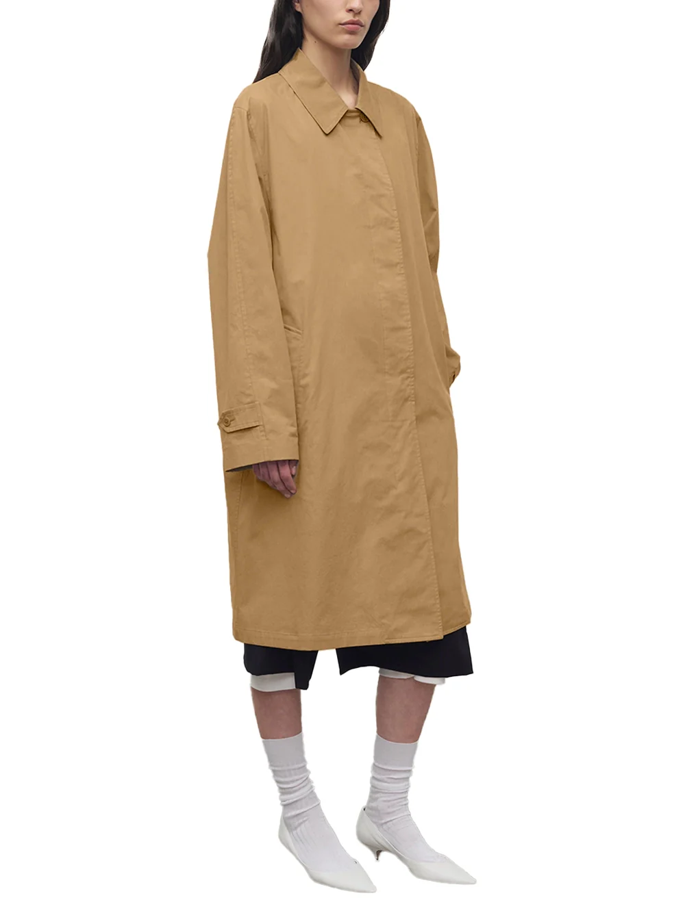 The Row Drayton Coat Army Beige - Image 3