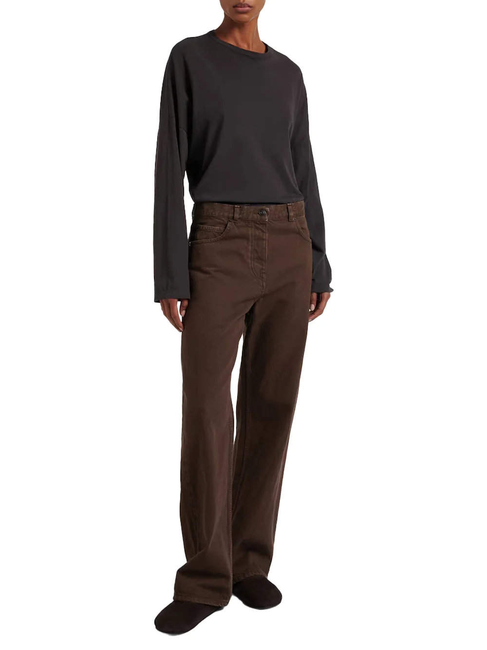 The Row Finbar Jean Brown Grey - Image 3