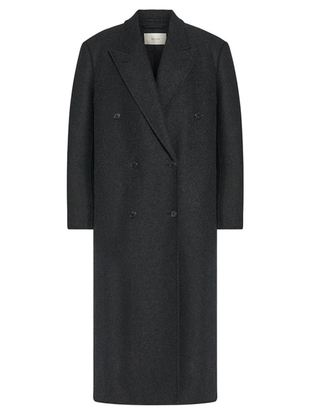 The Row Hariet Coat Dark Charcoal - Image 2