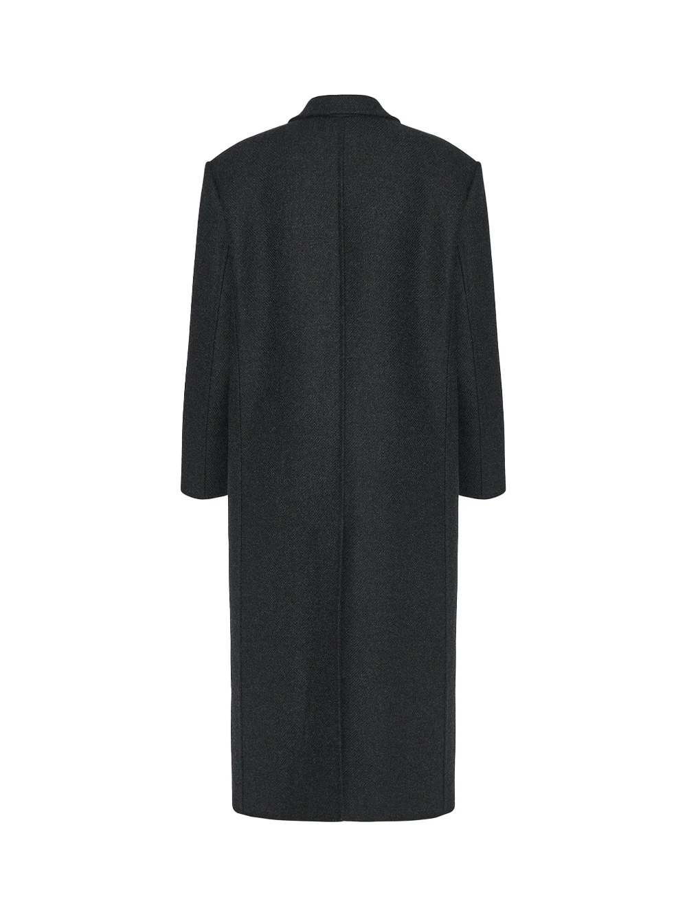 The Row Hariet Coat Dark Charcoal - Image 3