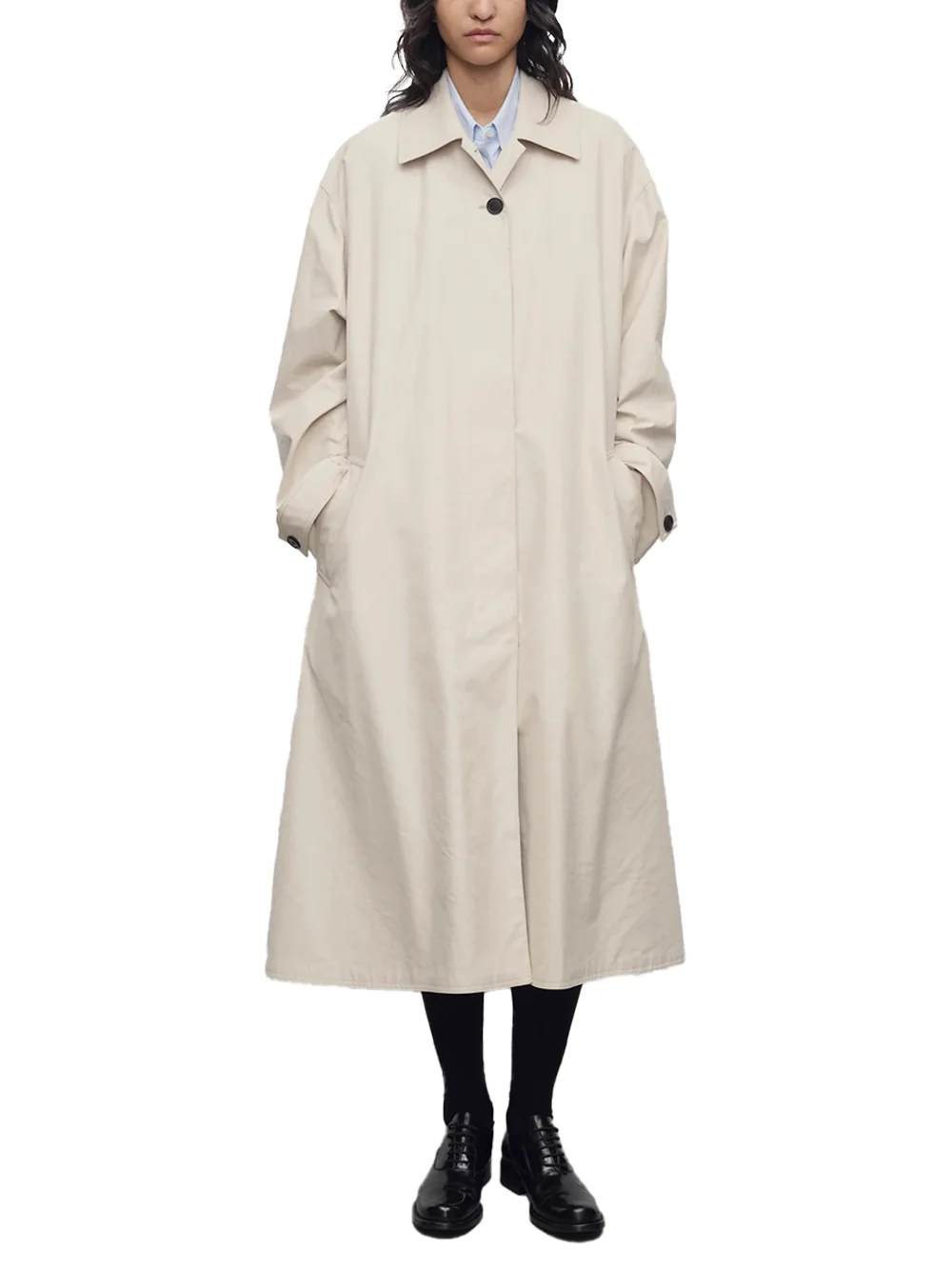 The Row Lolana Coat Porcelain - Image 3