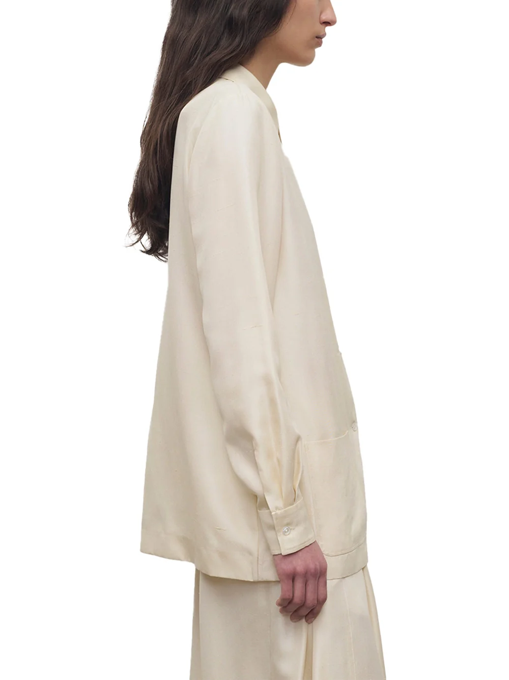 The Row Lucetta Shirt Vanilla - Image 5