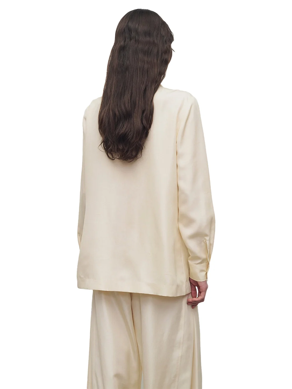 The Row Lucetta Shirt Vanilla - Image 6