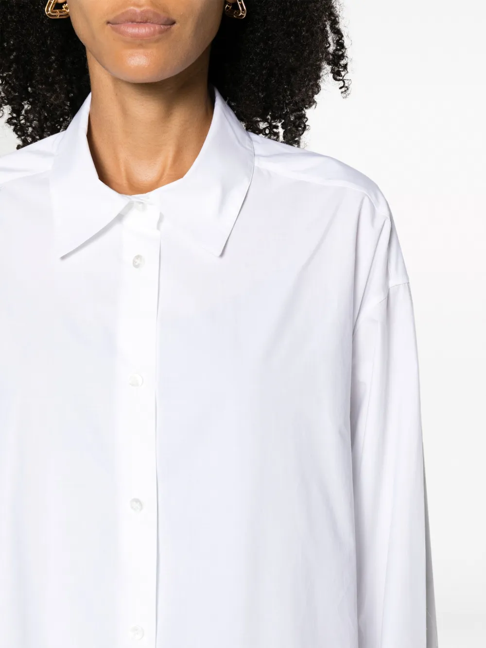 The Row Luka Shirt Optic White - Image 3
