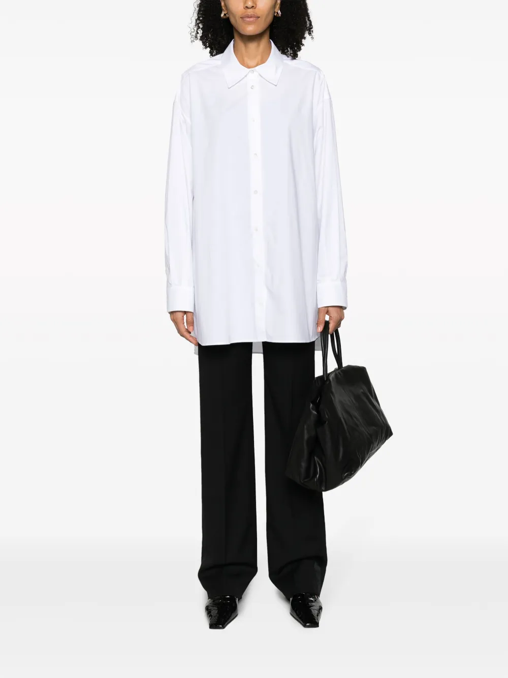 The Row Luka Shirt Optic White - Image 4