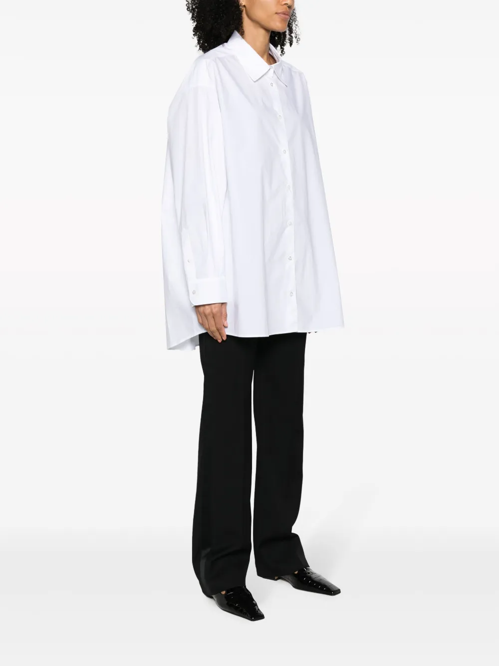The Row Luka Shirt Optic White - Image 5