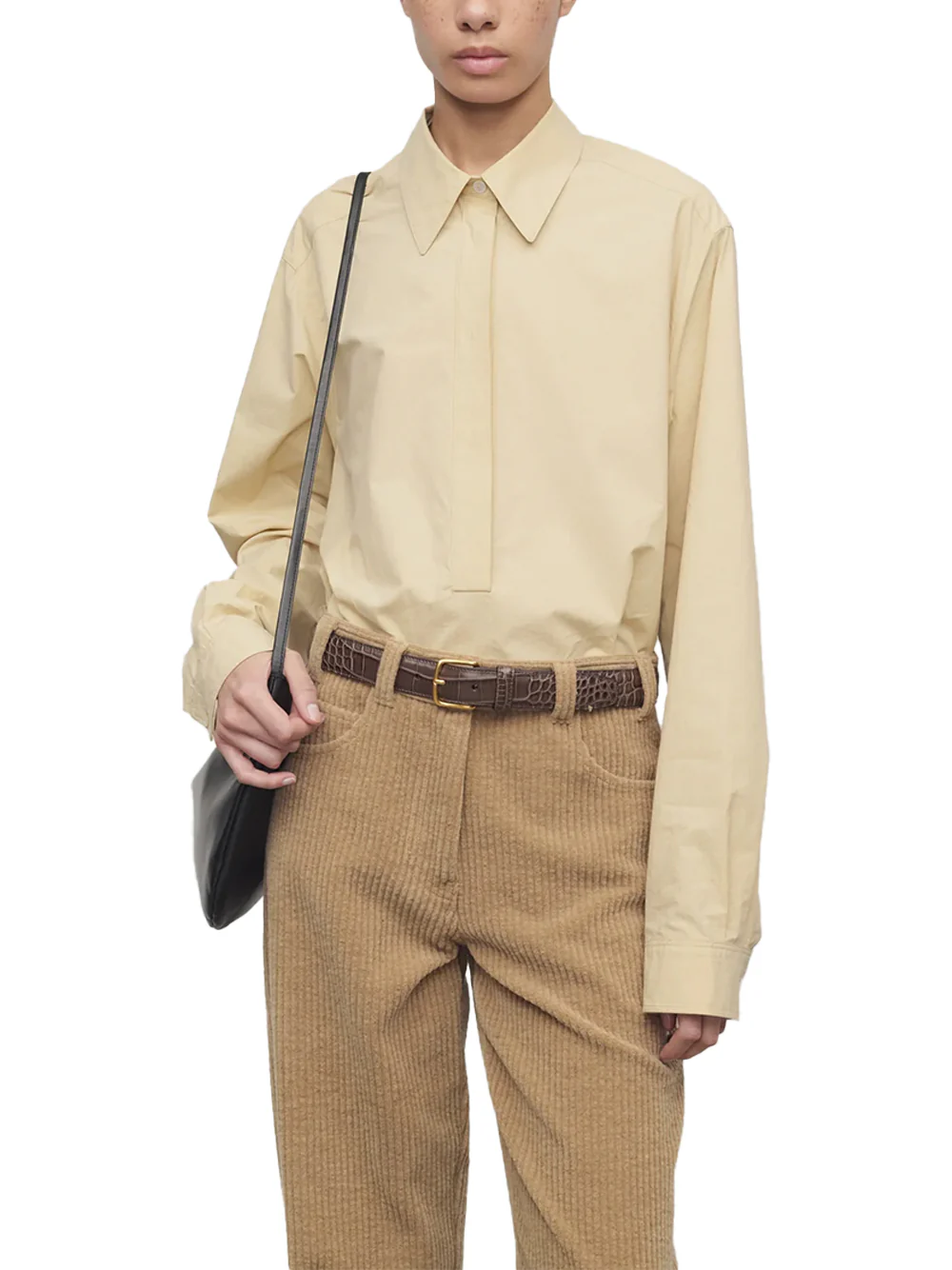 The Row Margan Shirt Sand - Image 4