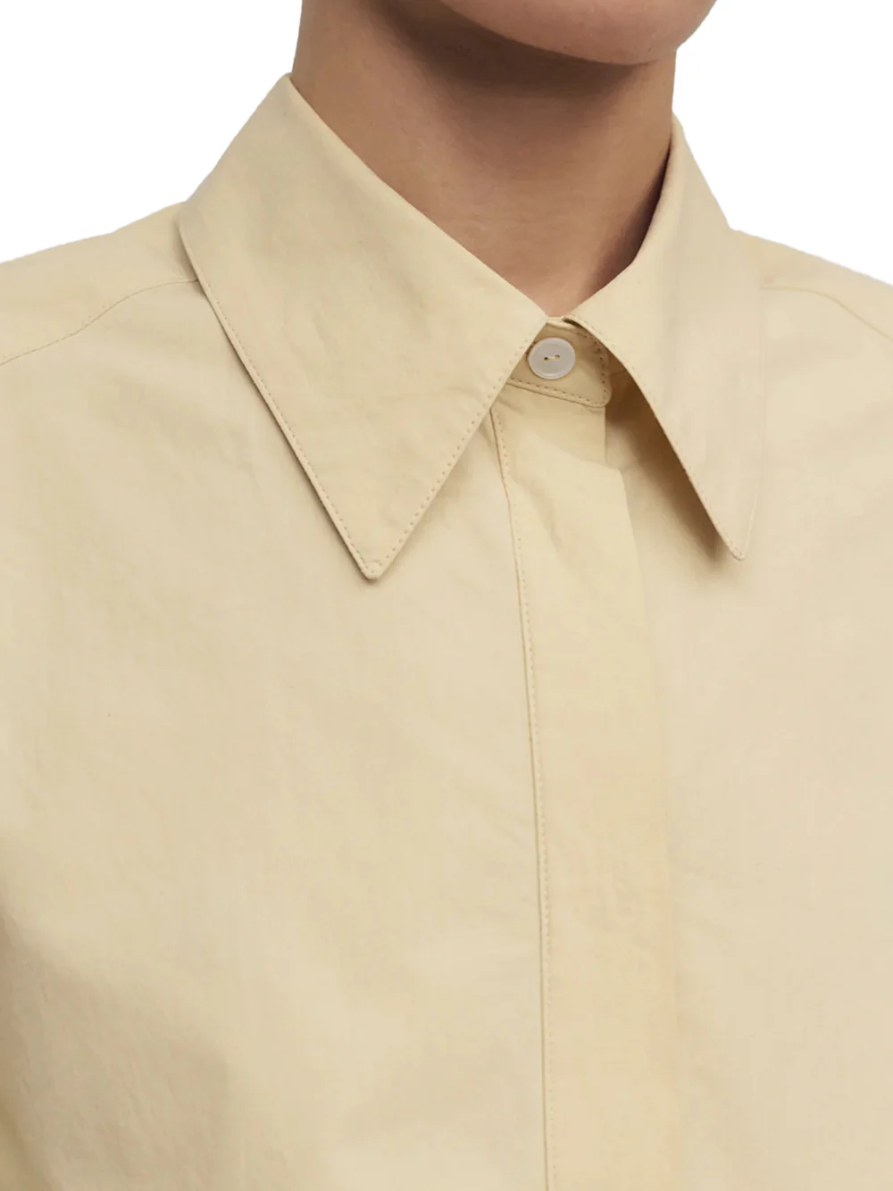 The Row Margan Shirt Sand - Image 7