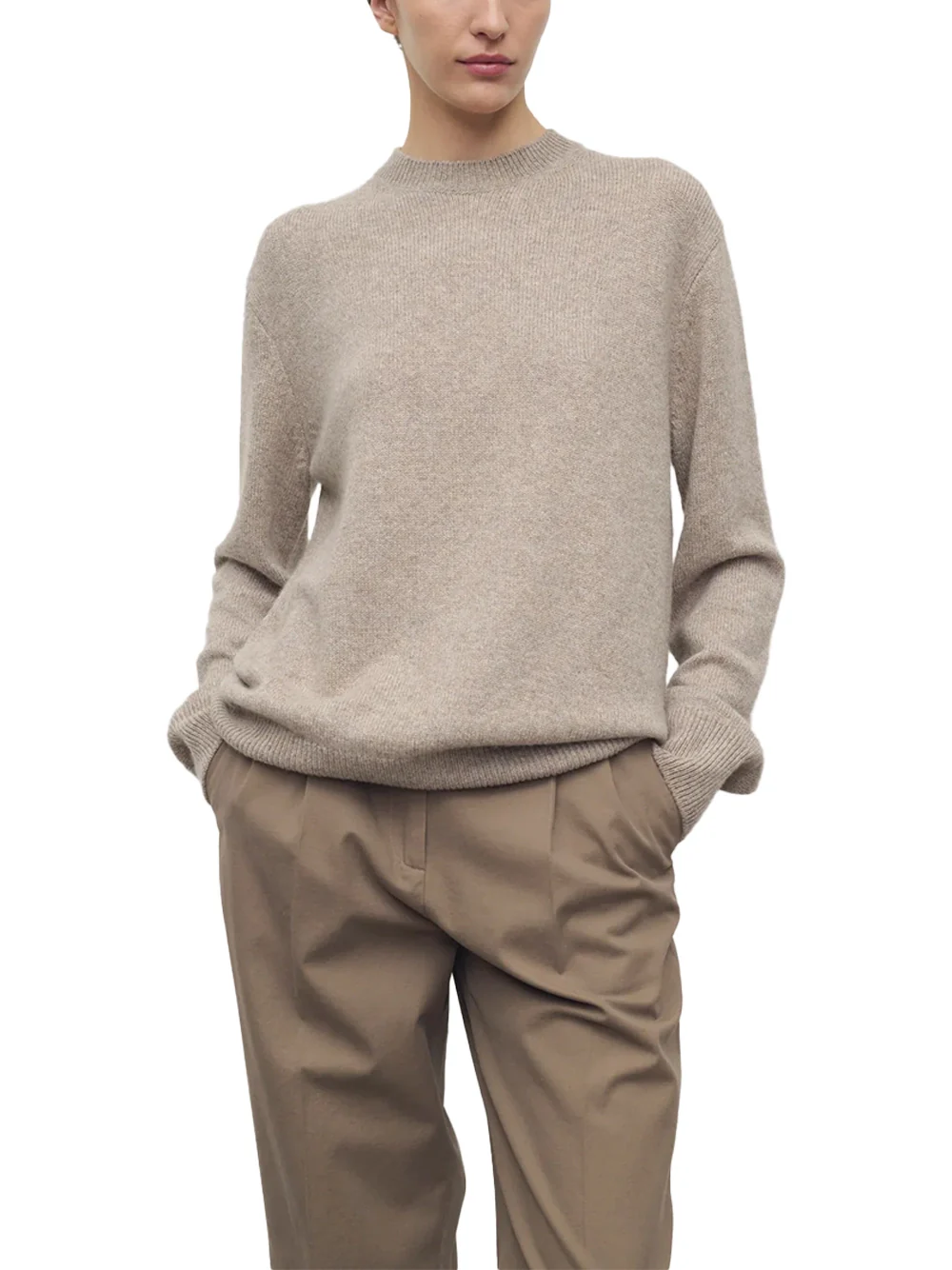 The Row Noval Sweater Beige - Image 3