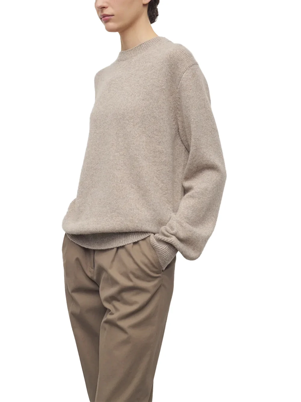 The Row Noval Sweater Beige - Image 4