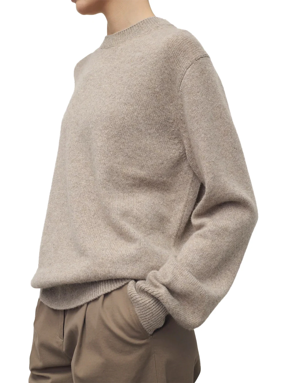 The Row Noval Sweater Beige - Image 5