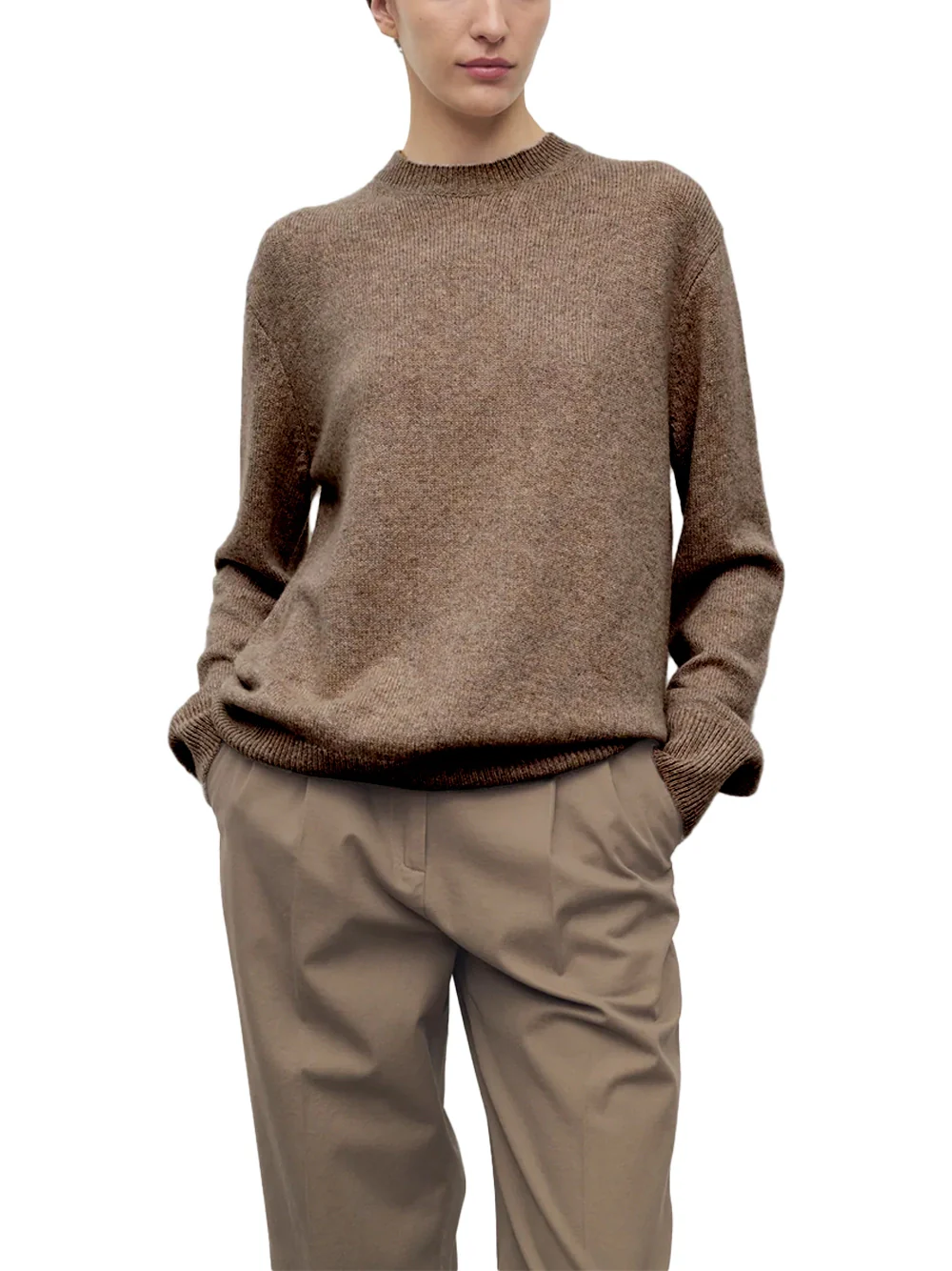The Row Noval Sweater Chestnut Brown - Image 3