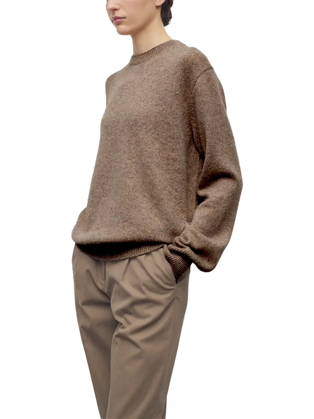 The Row Noval Sweater Chestnut Brown - Image 4